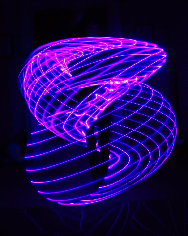 Purple Urple - ALL Purple LED Hula Hoop - Purp on Purp