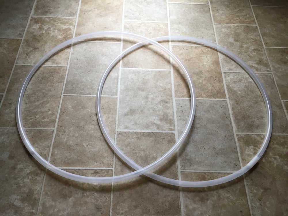 Double Natural PolyPros - Two 3/4" OD Hoops